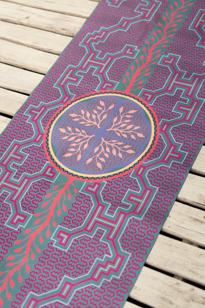 ECO YOGA MAT - AYA HEARTS - OXE - TRAVEL - Inhala Soulwear