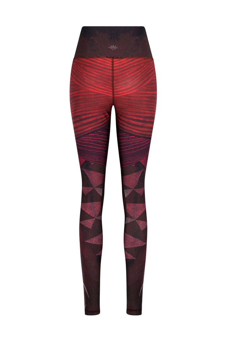 SPIRITUAL WARRIOR LEGGINGS - SACRED MIRRORS - Inhala Soulwear